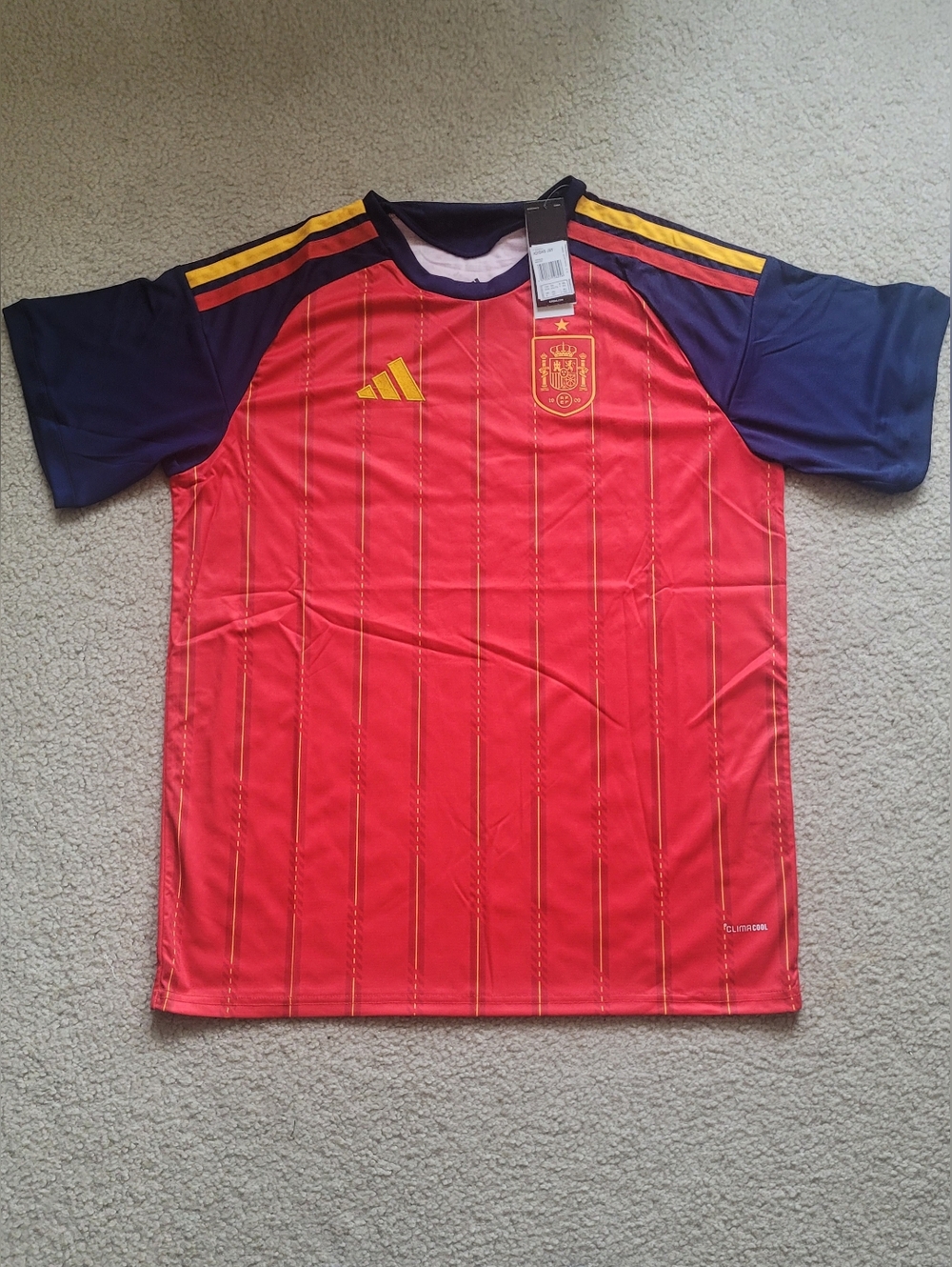Adidas Spain 2026 FIFA World Cup Soccer Jersey Men Size 3XL